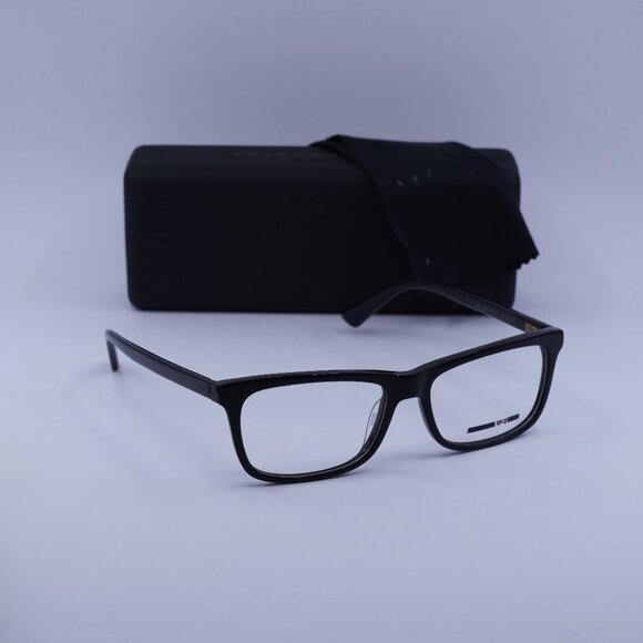 McQ by Alexander McQueen MQ0298OP 001 Rectangle Eyeglasses 52mm – Black - Picture 1 of 9
